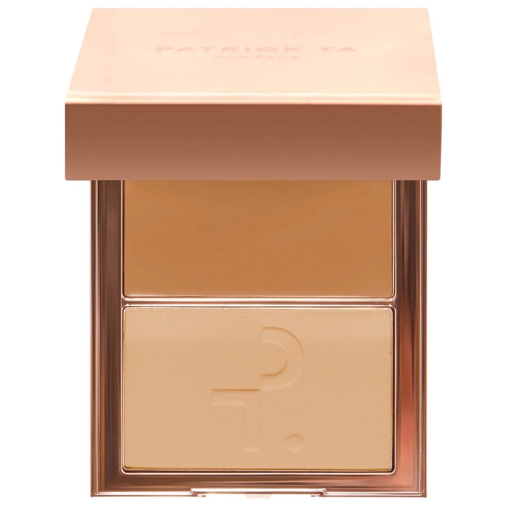 New Patrick Ta Major Skin Crème Foundation Finishing Powder Duo Light Medium 1